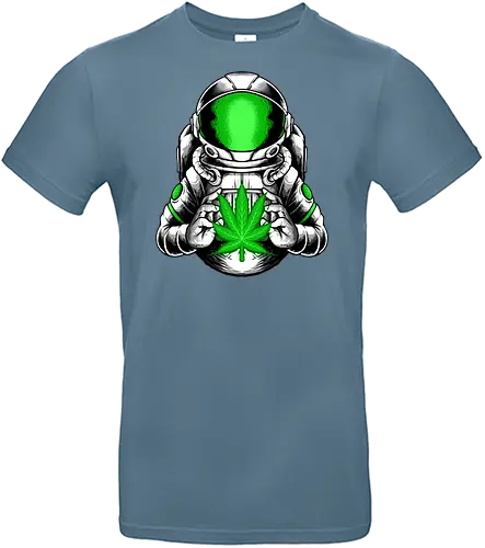 little hope  - cannabis, astronaut, hope, 420, space, galactic, galaxy, cool, leaf, nature - Standard T-Shirt