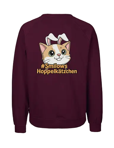 #Hoppelkätzchen - Twitch, Streamer, Katze, Smilow - Fairtrade Sweatshirt