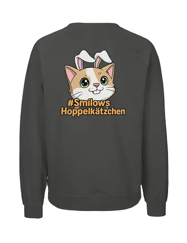 #Hoppelkätzchen - Twitch, Streamer, Katze, Smilow - Fairtrade Sweatshirt