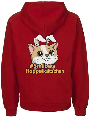 #Hoppelkätzchen - Twitch, Streamer, Katze, Smilow - Fairtrade Hoodie