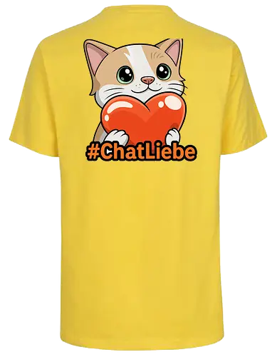 #ChatLiebe - Twitch, Streamer, Katze, Smilow - Fairtrade T-Shirt