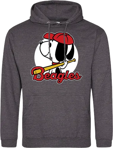 Comic Beagle Baseball 