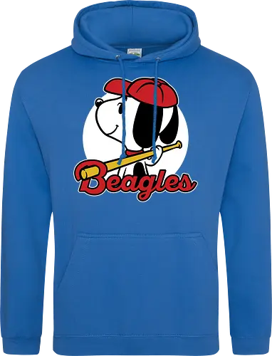 Comic Beagle Baseball 