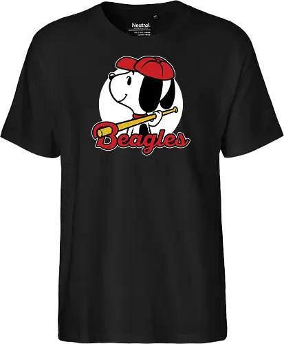 Comic Beagle Baseball 