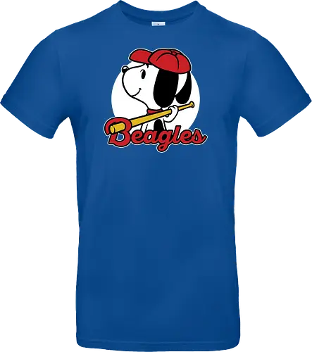 Comic Beagle Baseball 
