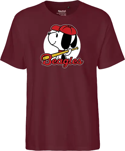 Comic Beagle Baseball 
