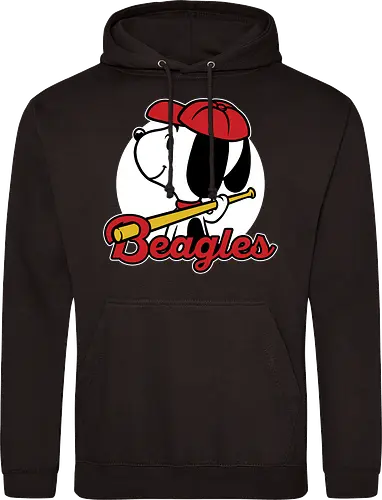 Comic Beagle Baseball 
