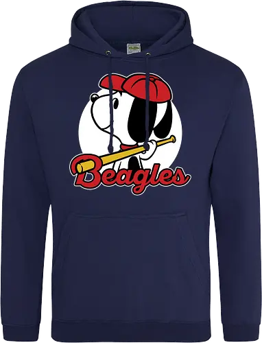 Comic Beagle Baseball 