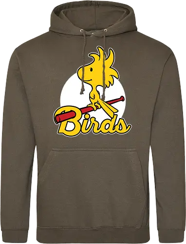 Comic Yellow Bird Baseball 
