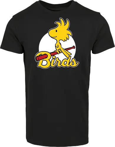 Comic Yellow Bird Baseball 
