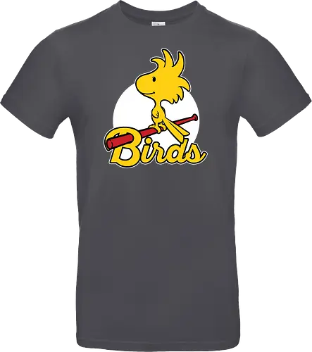 Comic Yellow Bird Baseball 