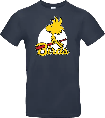 Comic Yellow Bird Baseball 