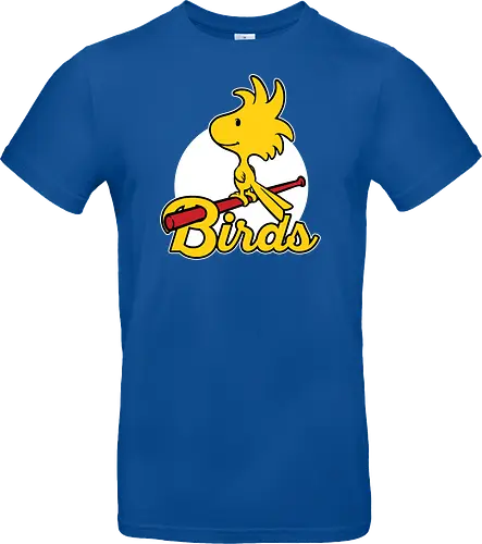 Comic Yellow Bird Baseball 
