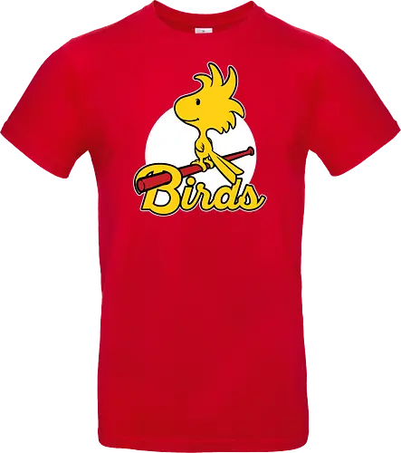 Comic Yellow Bird Baseball 