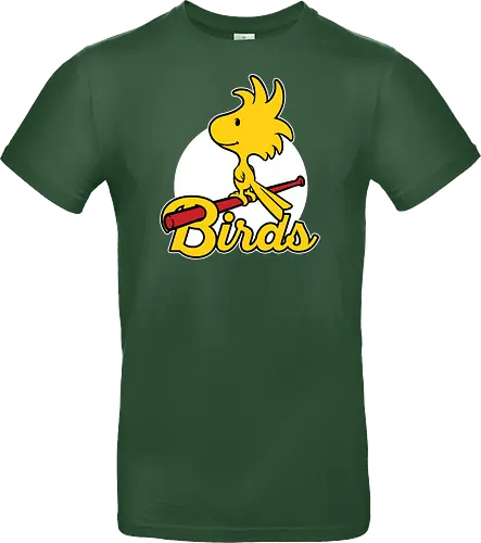 Comic Yellow Bird Baseball 