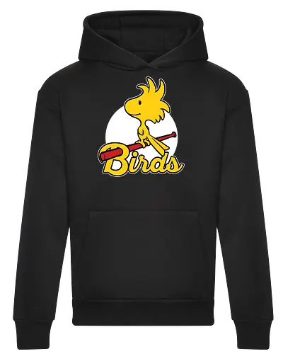 Comic Yellow Bird Baseball 