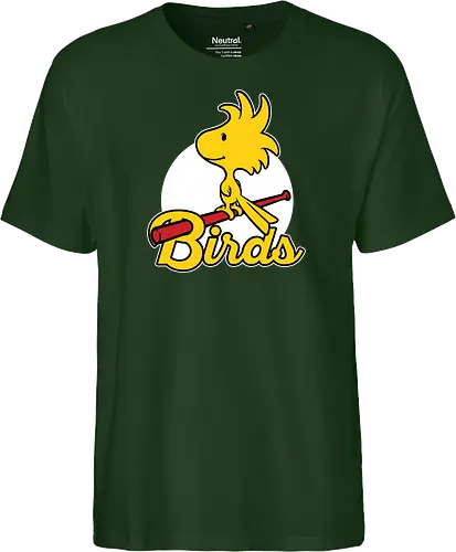 Comic Yellow Bird Baseball 