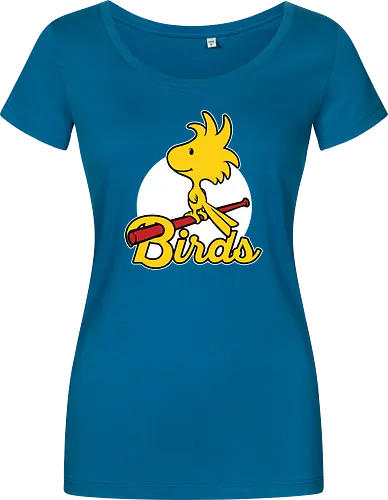 Comic Yellow Bird Baseball 