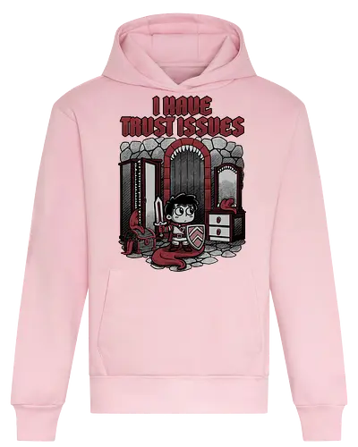 RPG Mimic Trust Issues  - Rpg, Action Rpg, Role-play, Role-playing, Dungeon Master, Dungeon, Adventure, Dark Fantasy, Fantasy, Mimic, Monster, Monsters, Pen and Paper, D20, Tabletop Game, Tabletop, Trust, Social Issues - Heavyweight Hoodie