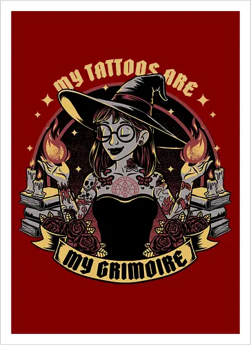 Witch Tattoo Grimoire