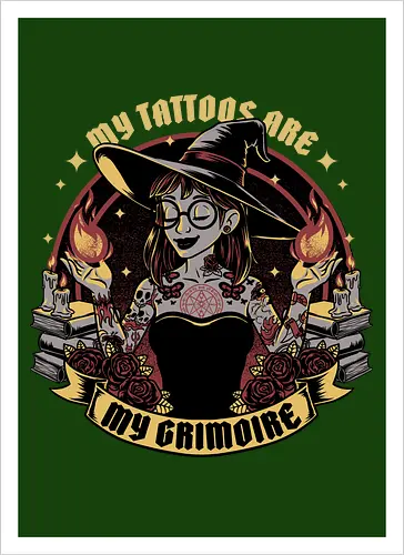 Witch Tattoo Grimoire