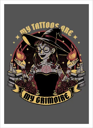 Witch Tattoo Grimoire