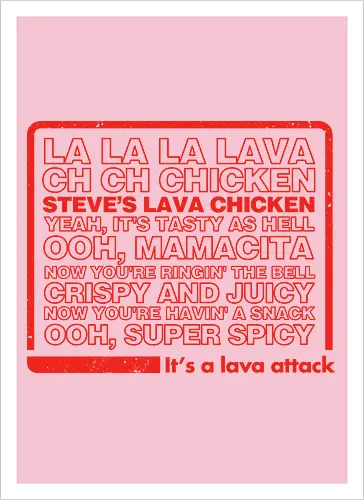 Steves Lava Chicken List