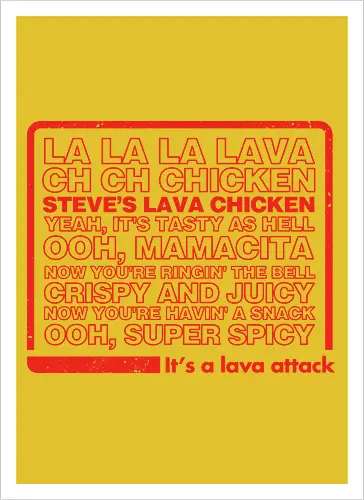 Steves Lava Chicken List