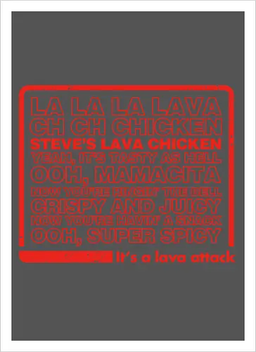 Steves Lava Chicken List