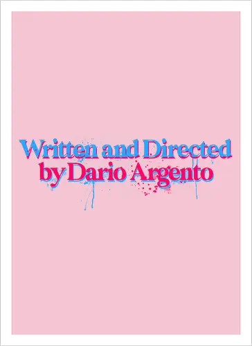 Written and directed by Dario Argento