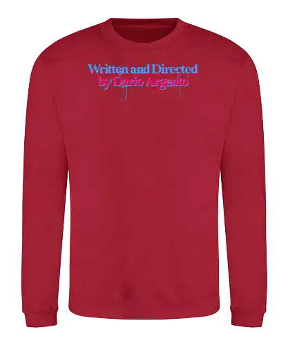 Written and directed by Dario Argento - Dario argento, horror, Italian, giallo, retro horror, mystery, 1980s, 80s, director, directed by - Sweatshirt