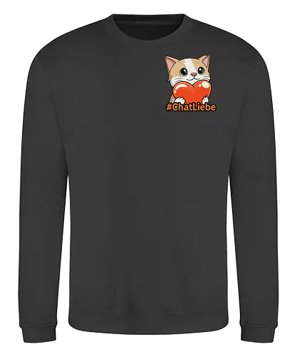 #ChatLiebePocket - Smilow, Twitch, Streamer, Katze - Sweatshirt