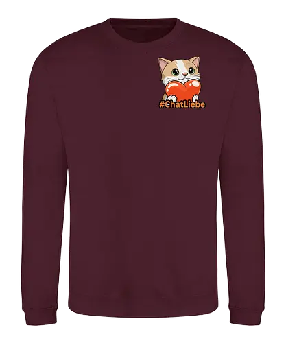 #ChatLiebePocket - Smilow, Twitch, Streamer, Katze - Sweatshirt
