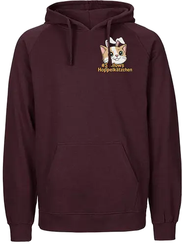 #HoppelkätzchenPocket - Twitch, Streamer, Katze, Smilow - Fairtrade Hoodie