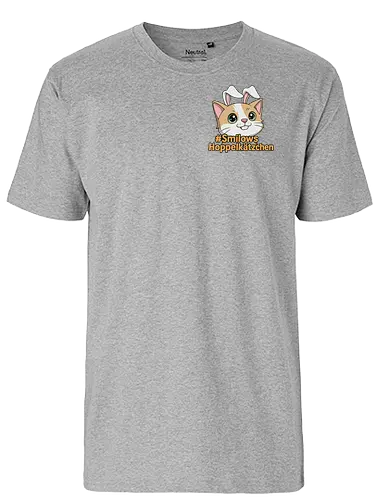 #HoppelkätzchenPocket - Twitch, Streamer, Katze, Smilow - Fairtrade T-Shirt
