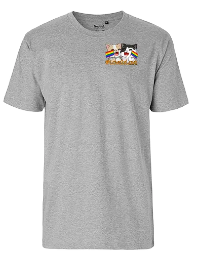 #LoveIsLovePocket - Smilow, Twitch, Streamer, Katze - Fairtrade T-Shirt