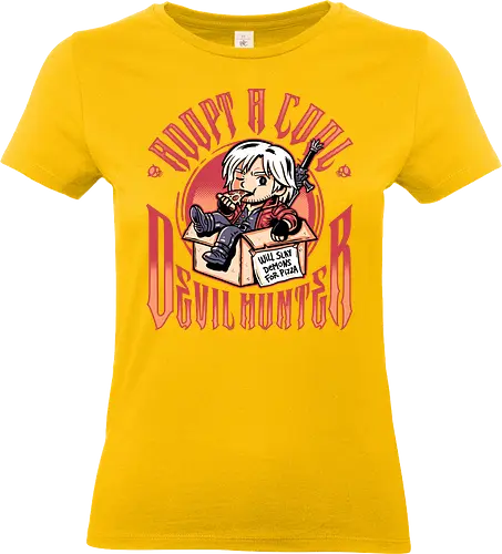 Adopt a Devil Hunter - devil may cry, dante, game, pizza, adopt - Standard T-Shirt (Women)