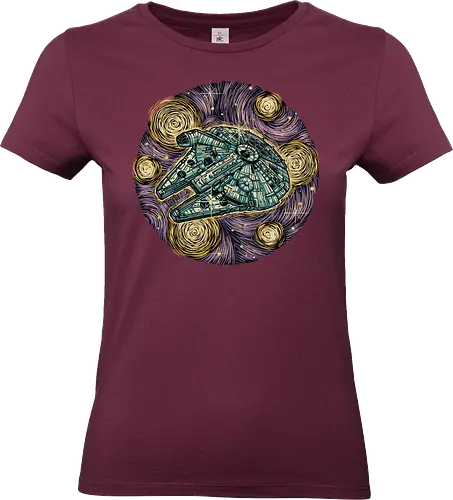 Travel to the Stars - Movie, film, creature, alien, sci-fi, science fiction, space, stars - Standard T-Shirt (Women)