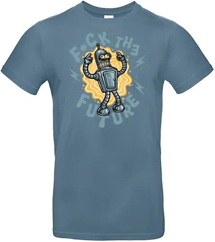 Fck the future - futuristic, Animated, animation, sci-fi, science fiction, sitcom, robot, TV show - Standard T-Shirt