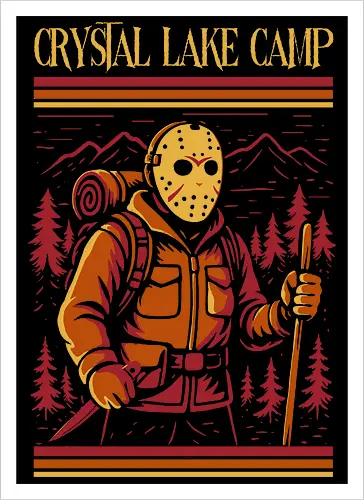 Retro Slasher Camping
