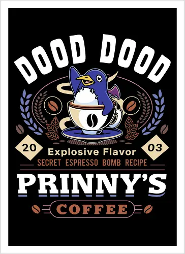 Prinny Dood Coffee Emblem