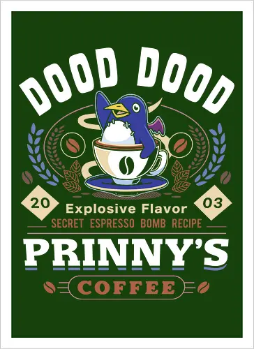 Prinny Dood Coffee Emblem