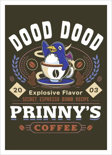 Prinny Dood Coffee Emblem