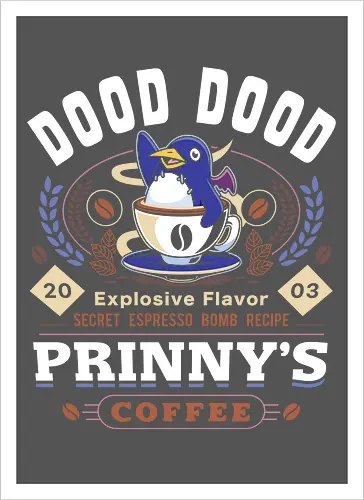 Prinny Dood Coffee Emblem