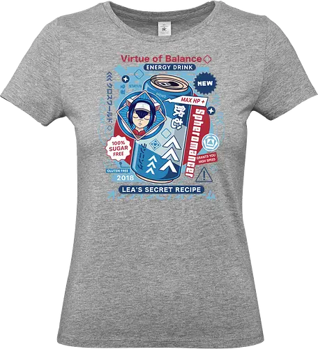 True Spheromancer Energy Drink - crosscode, lea, game, gaming, gamer, video game, indie game, rpg, action rpg, spheromancer, rookie harbor, jrpg, geek, nerd, energy drink - Standard T-Shirt (Women)