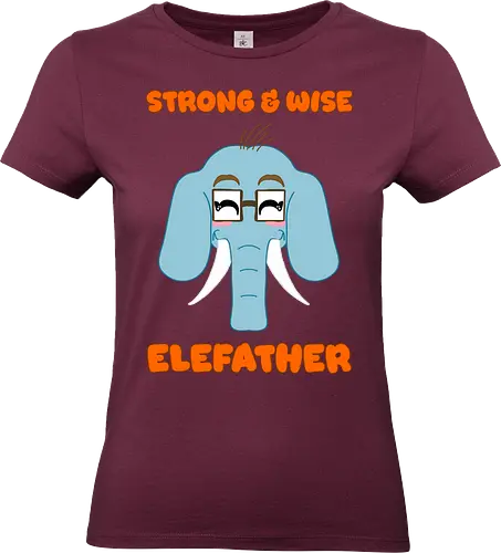 Kawaii Elefather - Cartoon Elefant, sanfter Riese Papa, blauer Elefant Design, süßes Papa Motiv, cleveres Papa Shirt, Elefant mit Brille, cooler Vater Look, emotionales Papa Shirt, Papa mit Stoßzähnen, Überraschung zum Vatertag, witziges Papa Design, kawaii, lustiges Papa Design, Elefanten Papa, Vatertag Humor, süßes Tier Wortspiel, Elefather Shirt, starker Papa, weiser Papa, Papa mit Brille, Papa Witz Stil, Elefanten Wortspiel, niedliches Papa Shirt, Papa Wertschätzung, Papa Illustration, Vatertags T-Shirt - Standard T-Shirt (Women)