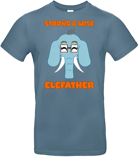 Kawaii Elefather - Cartoon Elefant, sanfter Riese Papa, blauer Elefant Design, süßes Papa Motiv, cleveres Papa Shirt, Elefant mit Brille, cooler Vater Look, emotionales Papa Shirt, Papa mit Stoßzähnen, Überraschung zum Vatertag, witziges Papa Design, kawaii, lustiges Papa Design, Elefanten Papa, Vatertag Humor, süßes Tier Wortspiel, Elefather Shirt, starker Papa, weiser Papa, Papa mit Brille, Papa Witz Stil, Elefanten Wortspiel, niedliches Papa Shirt, Papa Wertschätzung, Papa Illustration, Vatertags T-Shirt - Standard T-Shirt
