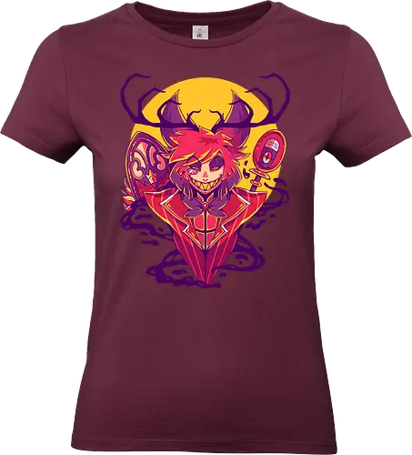 RADIO DEMON - alastor, Demon, demon, radio demon, cartoon, hell - Standard T-Shirt (Women)