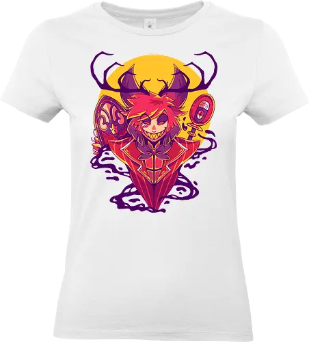 RADIO DEMON - alastor, Demon, demon, radio demon, cartoon, hell - Standard T-Shirt (Women)