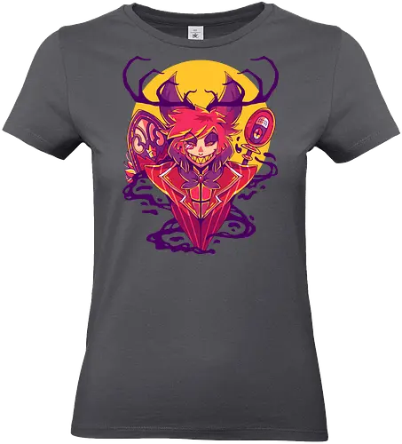 RADIO DEMON - alastor, Demon, demon, radio demon, cartoon, hell - Standard T-Shirt (Women)